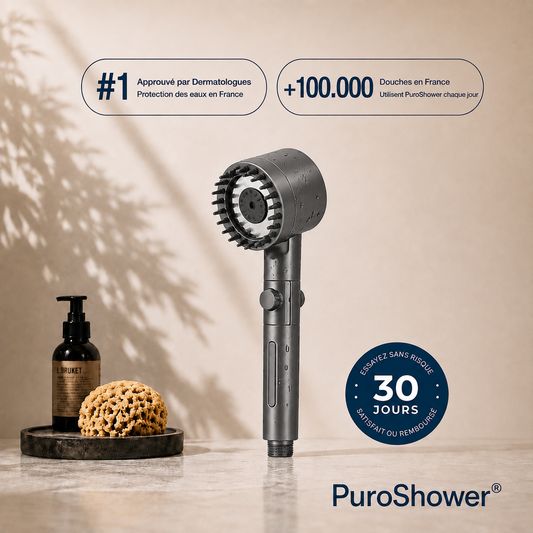 Pommeau de douche a filtre
